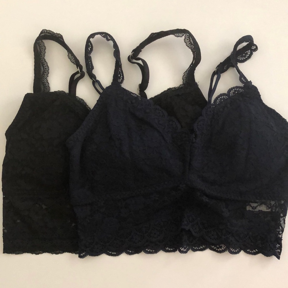 Gilly Hicks/Hollister Lace Bralette BUNDLE (2)